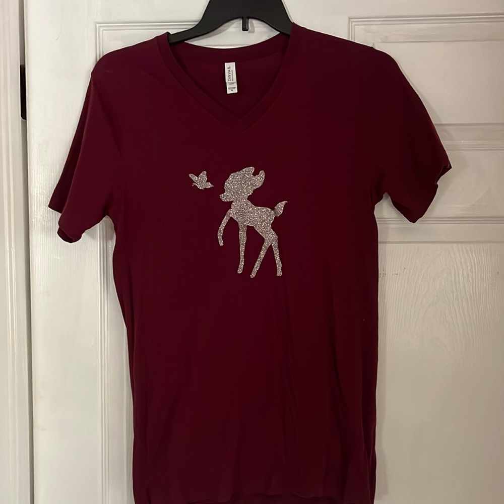 Custom made with cricut and vinyl, Bambi design